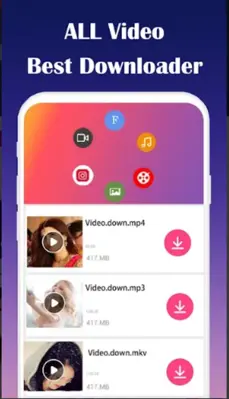 Video Downloader - HD video downloader android App screenshot 0